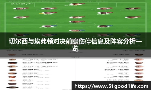 切尔西与埃弗顿对决前瞻伤停信息及阵容分析一览